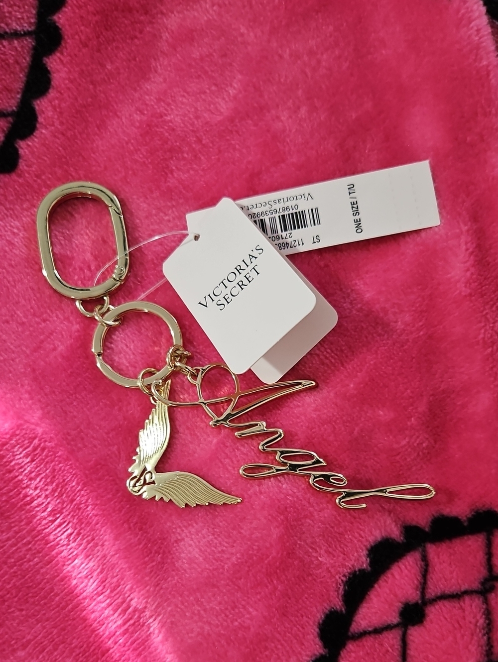 NWT VICTORIA'S SECRET ANGEL KEYCHAIN